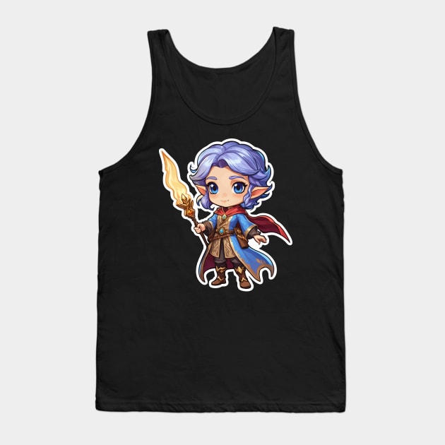 Mage Fantasy Illustration Tank Top by FluffigerSchuh